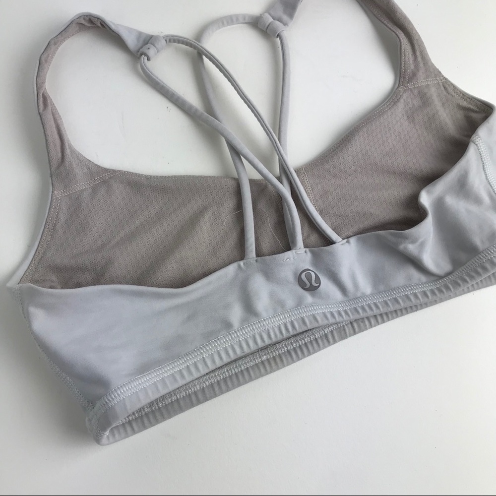Lululemon strappy white sports bra straps small - Picture 1 of 6